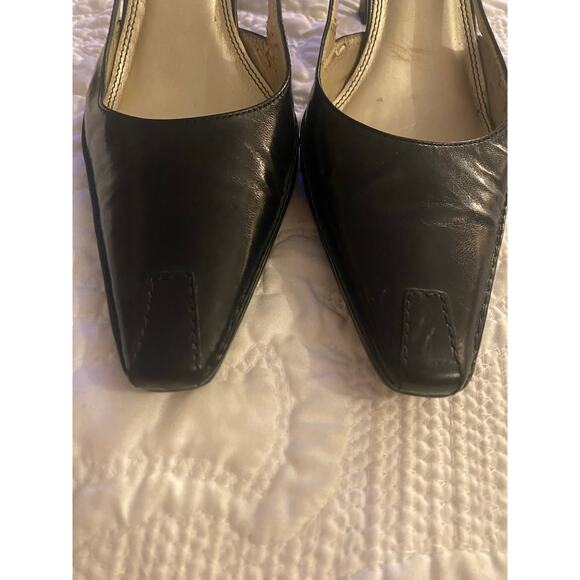 Unisa leather black sling backs 8M - Picture 7 of 10